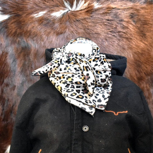 Leopard Print Wild Rag - Prairie Buffalo