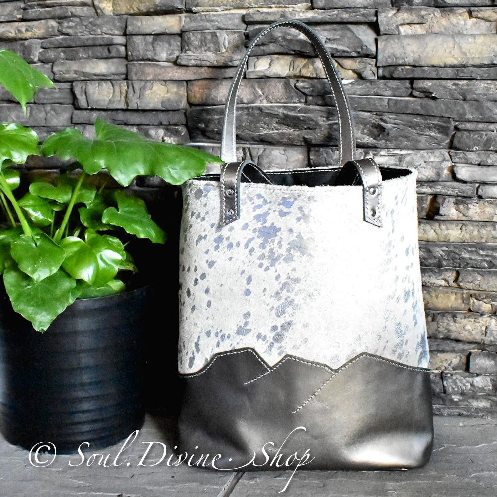 Leather Tote Bag - Three Sisters - Soul Divine